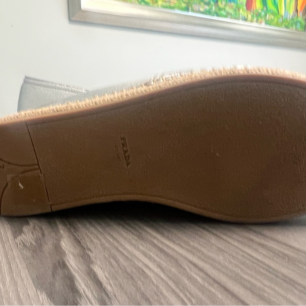Prada Silver Espadrille Shoes with Luxe Metallic Finish - Picture 4 of 4